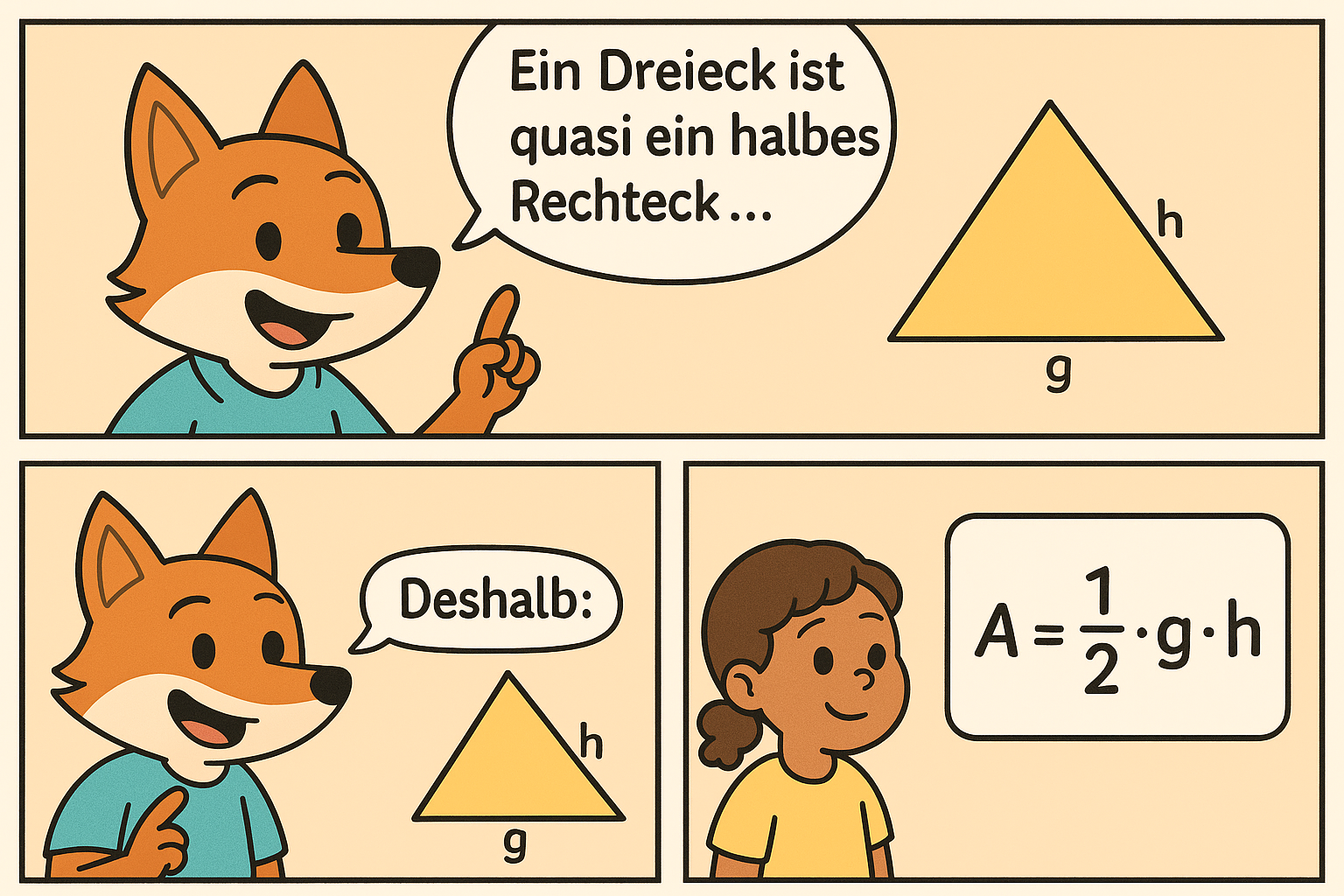 Fläche eines Dreiecks