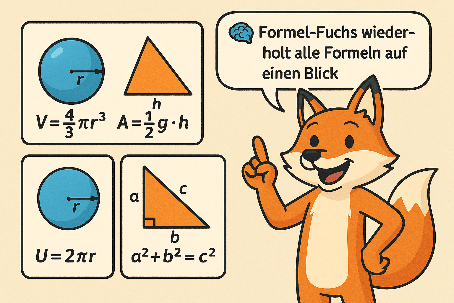 Alle Formeln auf einen Blick