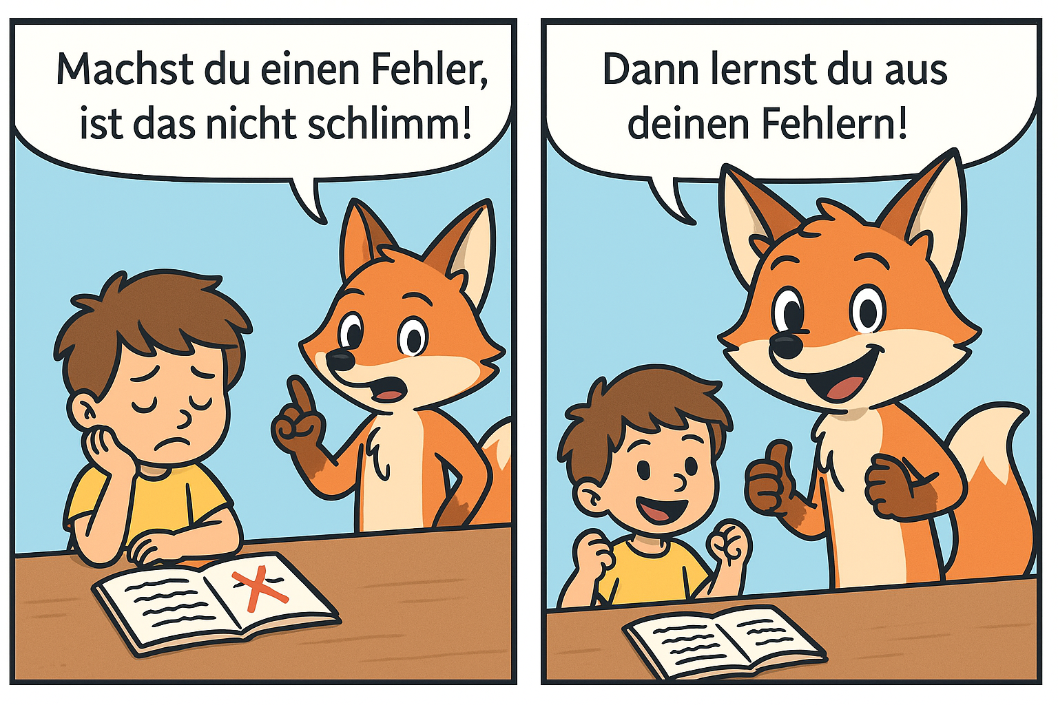 Fehler gemacht? Kein Problem!